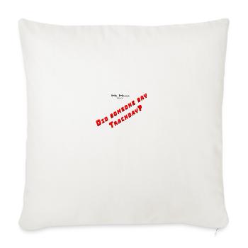 Did someone say Track day? - Sofa pillow with filling 45cm x 45cm - natural white - Front