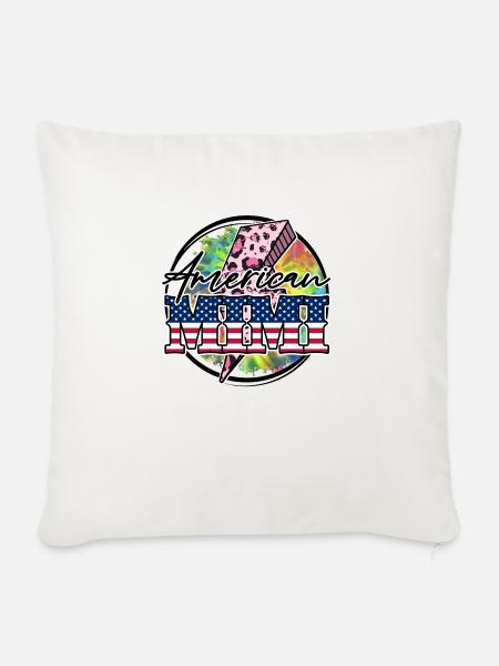 Amerikanische Mimi - Sofakissen mit Füllung 45 x 45 cm - Naturweiß 