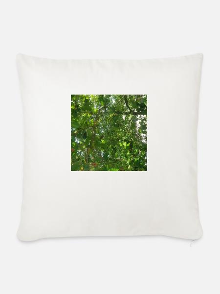 Ahorn - Sofakissen mit Füllung 45 x 45 cm - Naturweiß