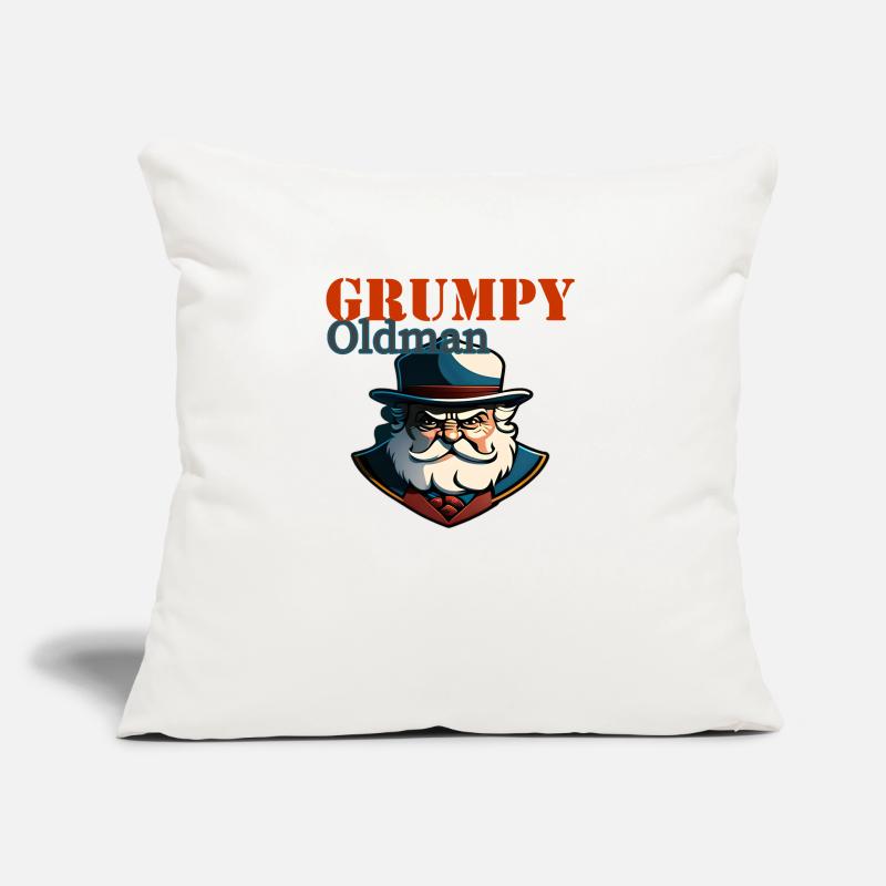 GRUMPY OLD MAN Sofa pillow with filling 45cm x 45cm
