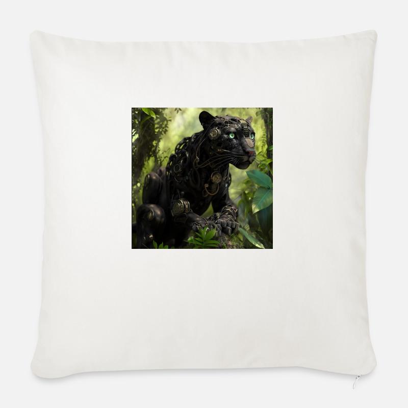 Panter 4 - Sofakissen mit Füllung 45 x 45 cm - Naturweiß 