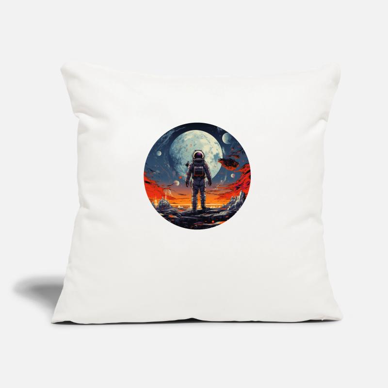 Conception cool d’astronaute nerd lors de la sortie dans l’espace Coussin et housse de 45 x 45 cm