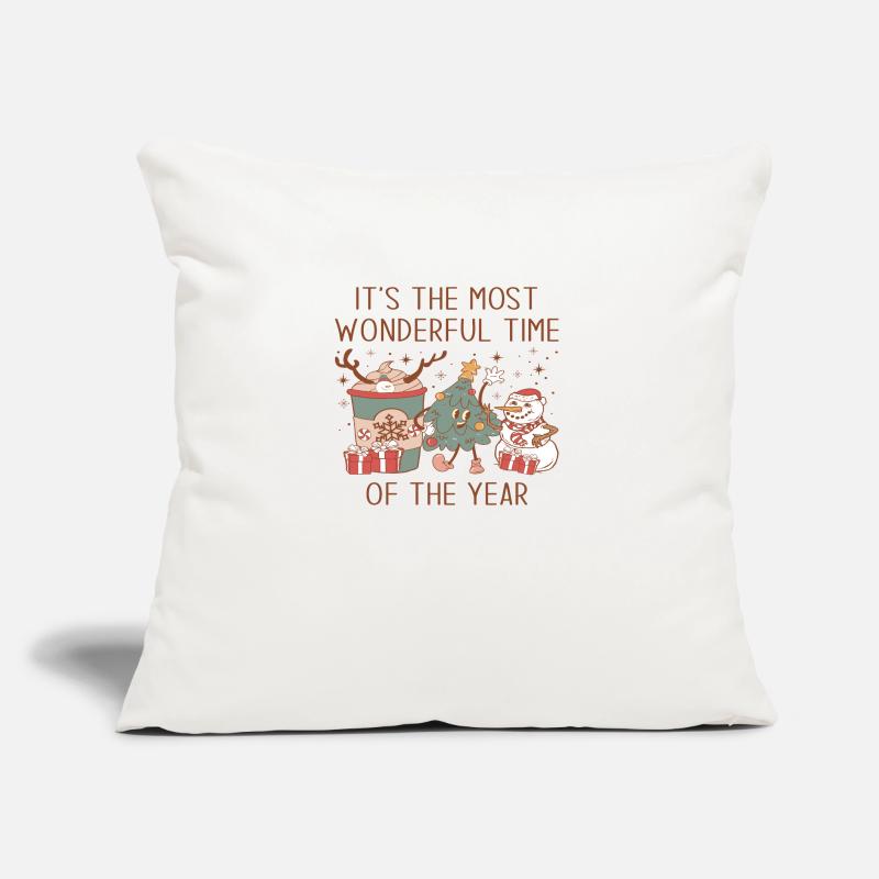 C’est la période la plus merveilleuse de l’année Coussin et housse de 45 x 45 cm