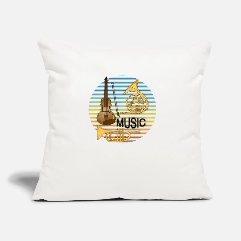 Musical Instruments Sofa pillow with filling 45cm x 45cm