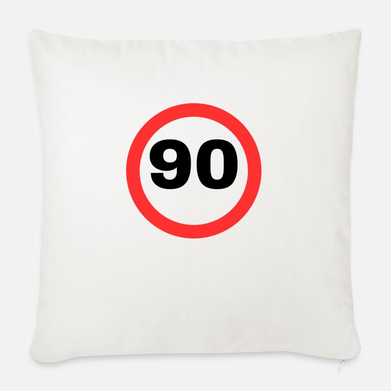 90 - Sofakissen mit Füllung 45 x 45 cm - Naturweiß 