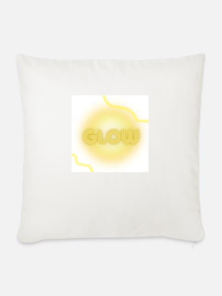 Glow - Sofakissen mit Füllung 45 x 45 cm - Naturweiß