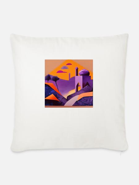 Die Freude an der Wüste - Sofakissen mit Füllung 45 x 45 cm - Naturweiß 