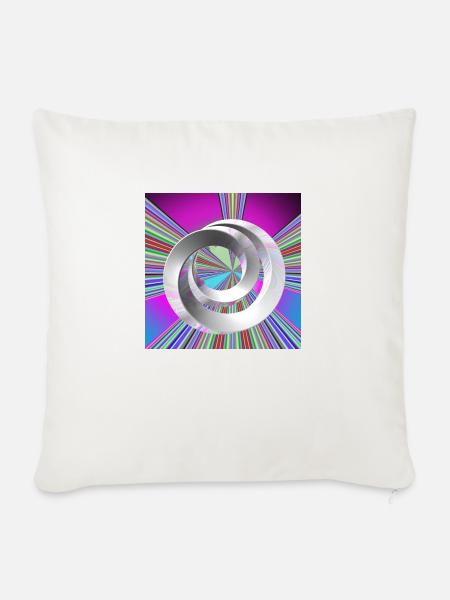 Design Möbius - Sofakissen mit Füllung 45 x 45 cm - Naturweiß