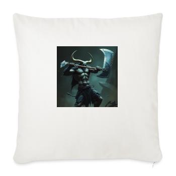 Futuristic sci fi style eerie atmosphere muscular - Sofa pillow with filling 45cm x 45cm - natural white - Front