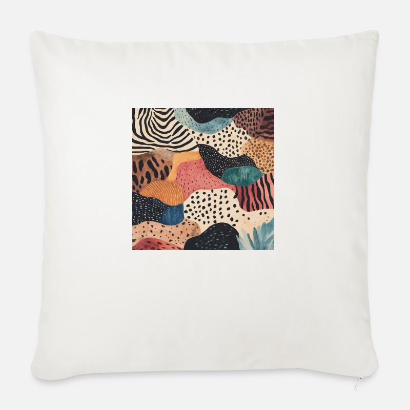 Diversity pattern - Sofakissen mit Füllung 45 x 45 cm - Naturweiß 