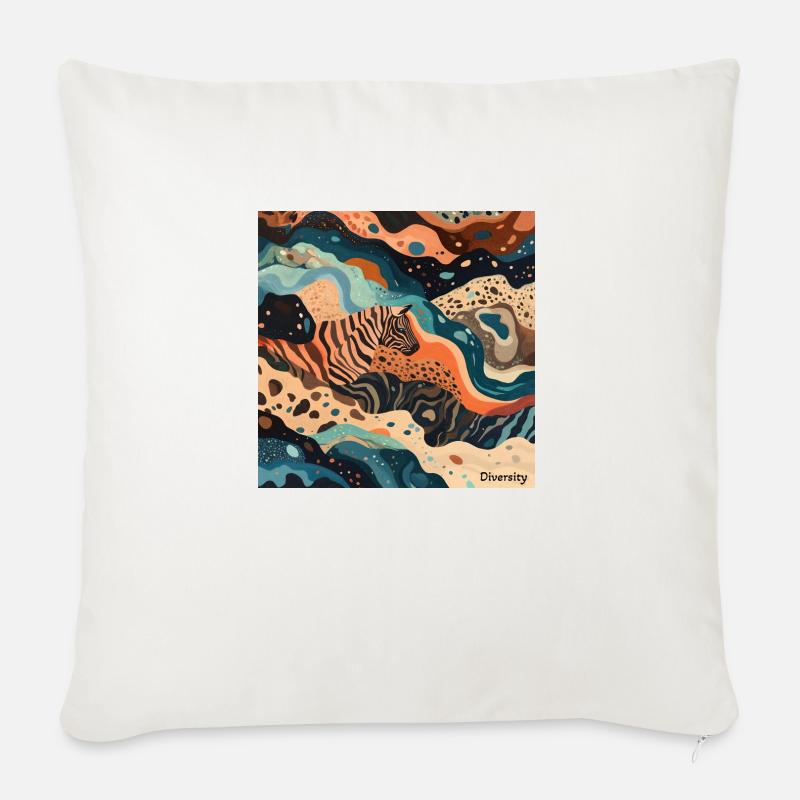 Diversity - Sofakissen mit Füllung 45 x 45 cm - Naturweiß 