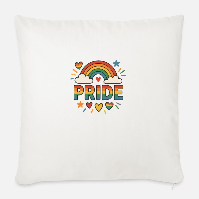 Pride - Sofakissen mit Füllung 45 x 45 cm - Naturweiß 