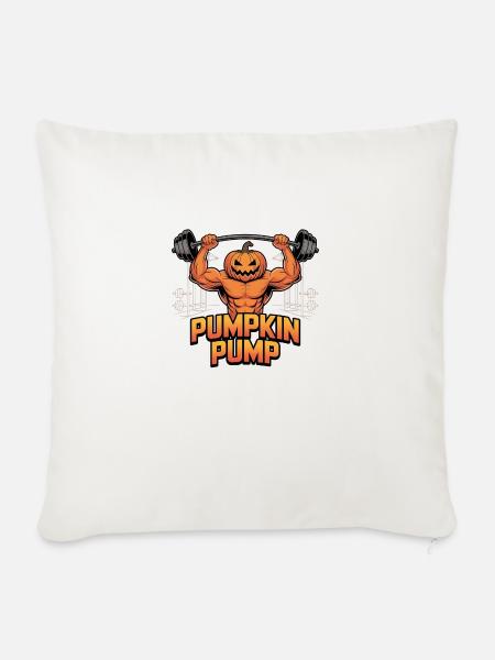 Pumpkin Pump - Sofakissen mit Füllung 45 x 45 cm - Naturweiß