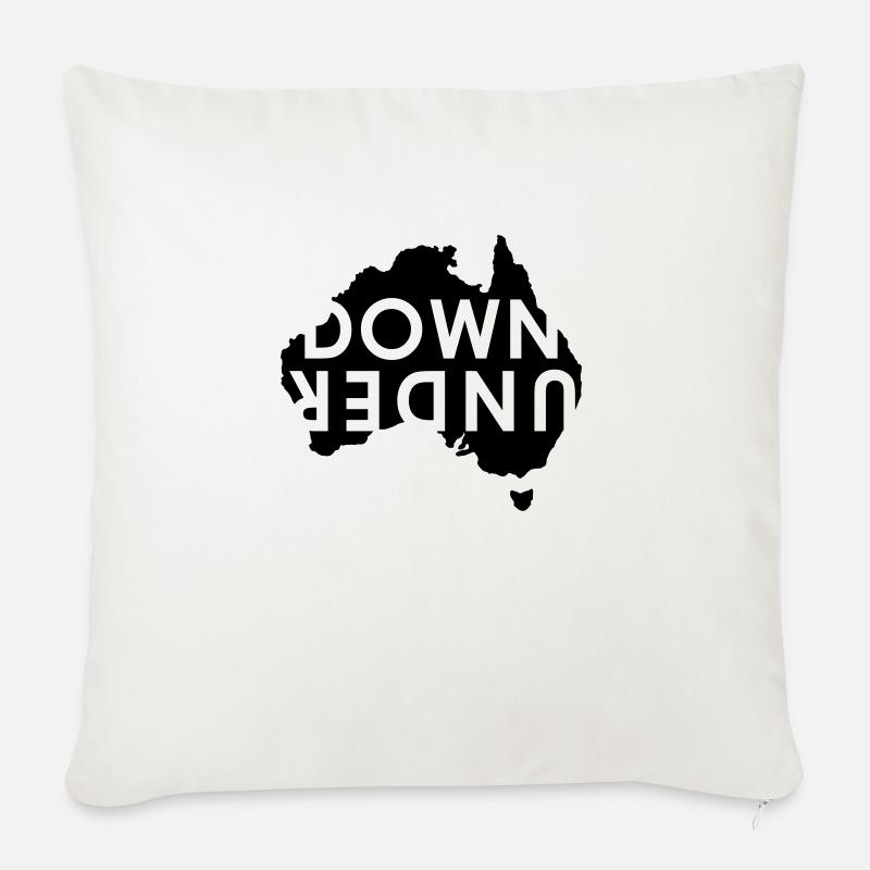 australia Down Under Landmark Australien - Sofakissen mit Füllung 45 x 45 cm - Naturweiß 