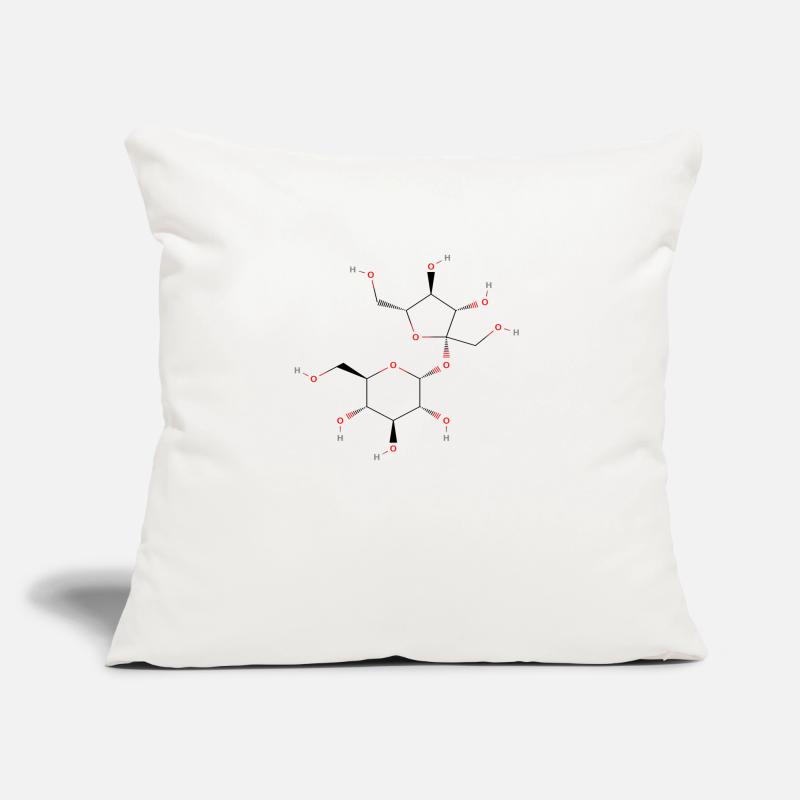 Sugar Molecule - Colored Structural Formula Sofa pillow with filling 45cm x 45cm