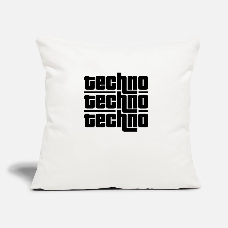 Techno Techno Techno Sofa pillow with filling 45cm x 45cm