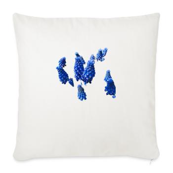 Flowers,Flower,Spring,Blossoms,Hyacinth - Sofa pillow with filling 45cm x 45cm - natural white - Front