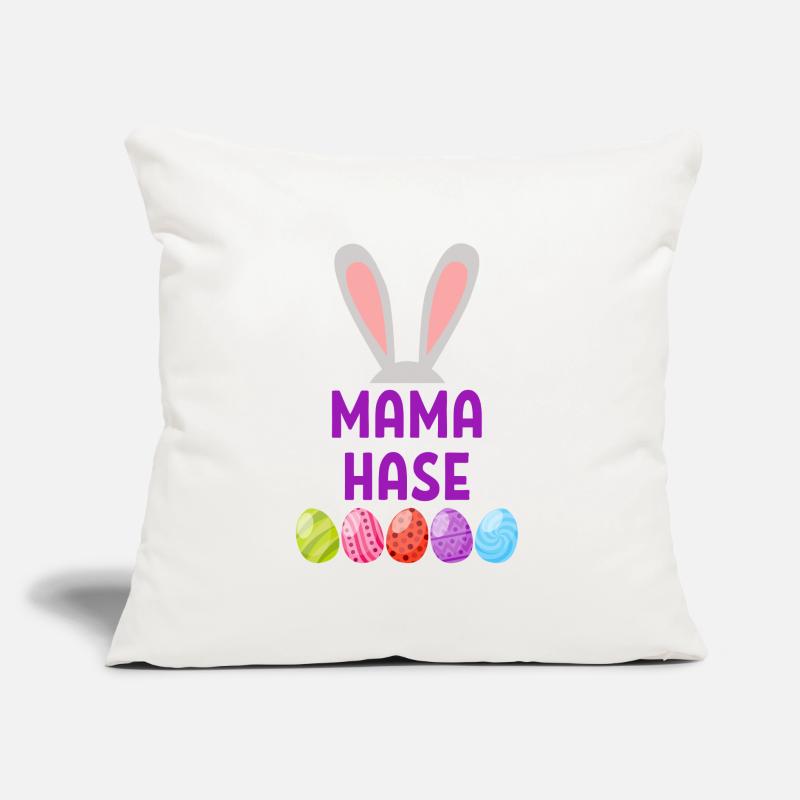 Mama Easter Spring Gift Easter Sofa pillow with filling 45cm x 45cm