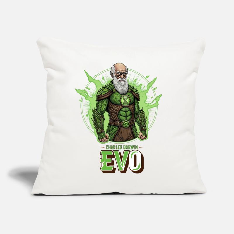 Evo Darwin Green Hero Sofa pillow with filling 45cm x 45cm
