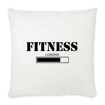 Fitness Fitness Outdoor Sport Gym - Coussin et housse de 45 x 45 cm - blanc nature - Devant