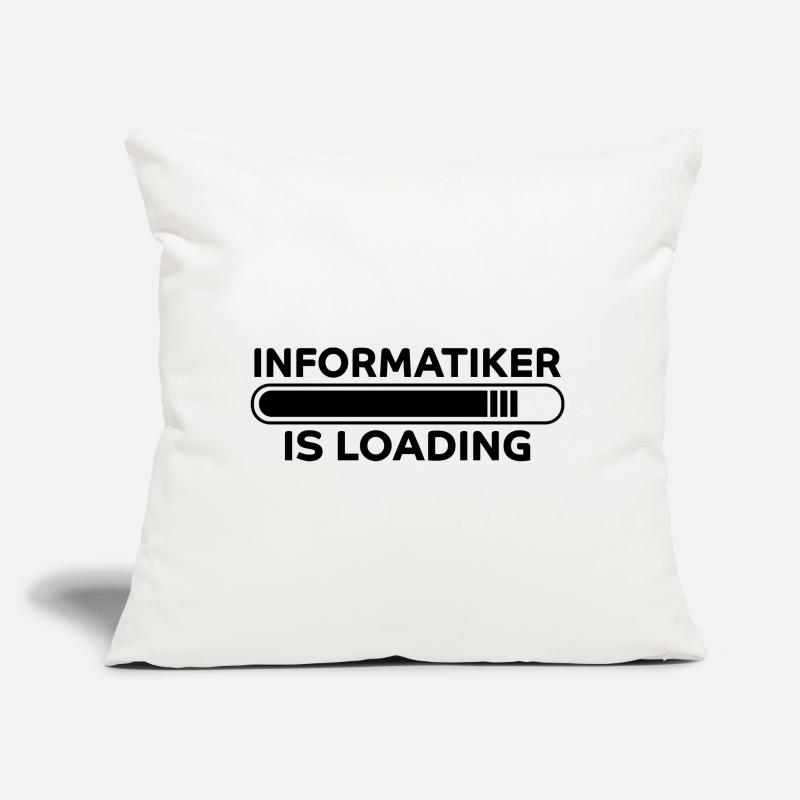 Informatiker Spruch Lustige Programmierer Geschenk Sofakissen mit Füllung 45 x 45 cm