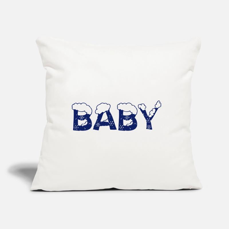 Text Eis Weihnachtskostüm Baby Sofakissen mit Füllung 45 x 45 cm