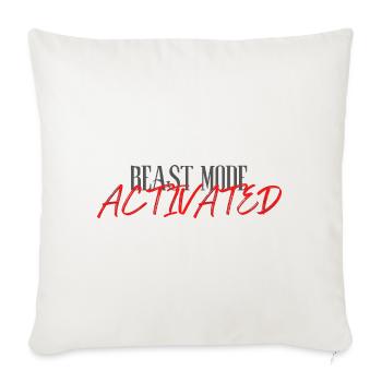 T-shirt motivant pour libérer votre pouvoir intérieur - Coussin et housse de 45 x 45 cm - blanc nature - Devant