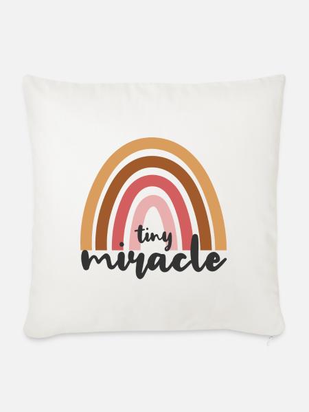 tiny miracle - Sofakissen mit Füllung 45 x 45 cm - Naturweiß 