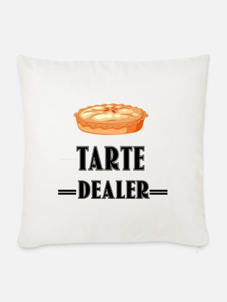 Pie Dealer Pie Idee - Sofakissen mit Füllung 45 x 45 cm - Naturweiß