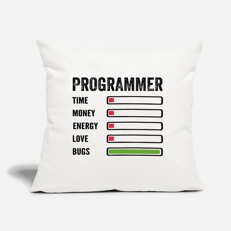 Developer Humor Programmer Coder Sofa pillow with filling 45cm x 45cm