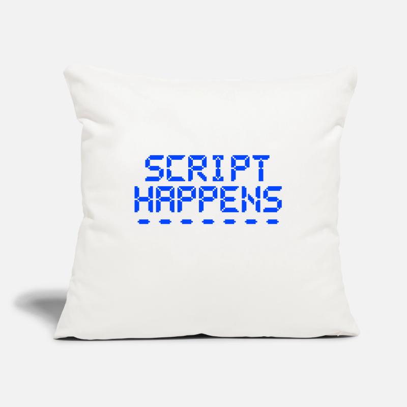 Computerprogrammierskript passiert Programmierer Sofakissen mit Füllung 45 x 45 cm