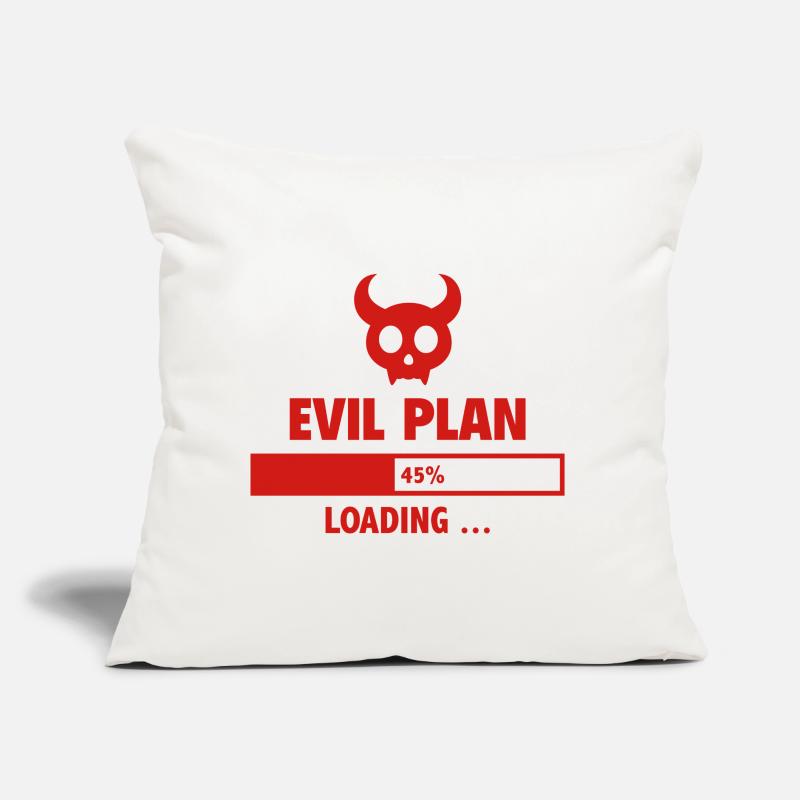 Evil Plan Loading Sofa pillow with filling 45cm x 45cm