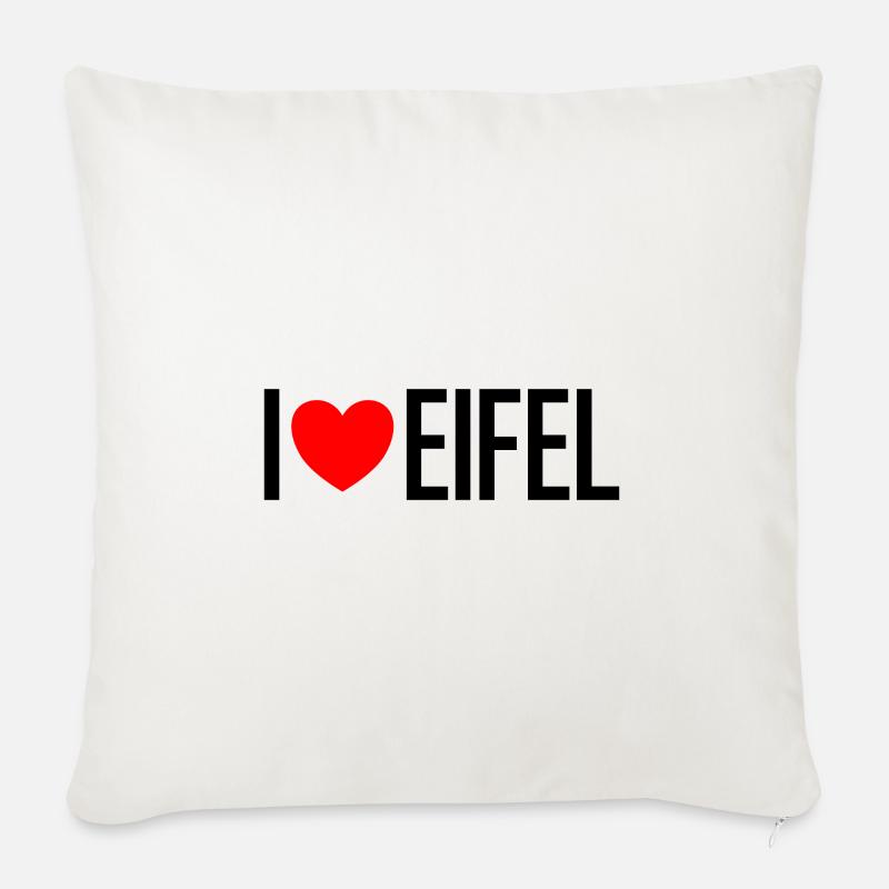 Eifel! - Sofakissen mit Füllung 45 x 45 cm - Naturweiß 