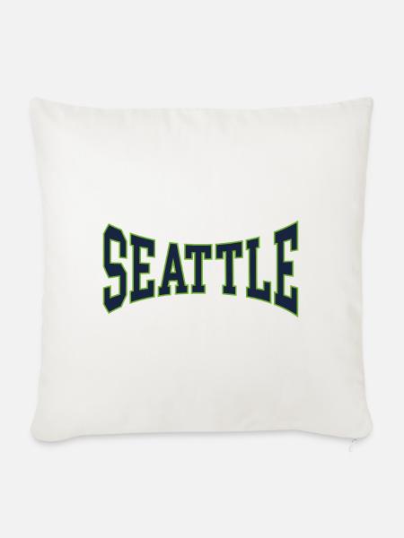 Seattle - Sofakissen mit Füllung 45 x 45 cm - Naturweiß