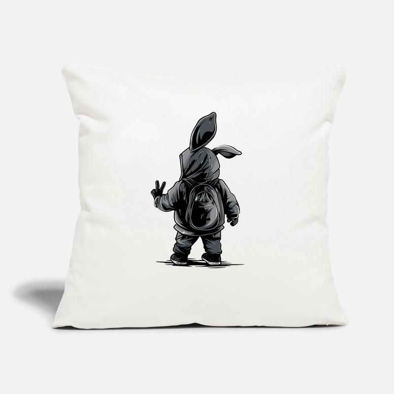Easter Bunny Bunny Easter Easter Eggs Sofa pillow with filling 45cm x 45cm