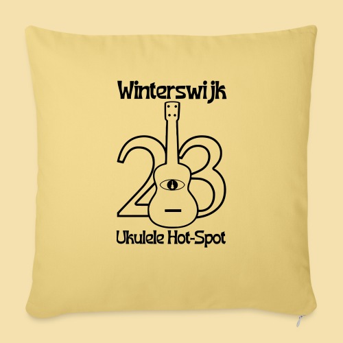 Ukulele Hotspot WInterswijk 2023 - Sofakissen mit Füllung 45 x 45 cm