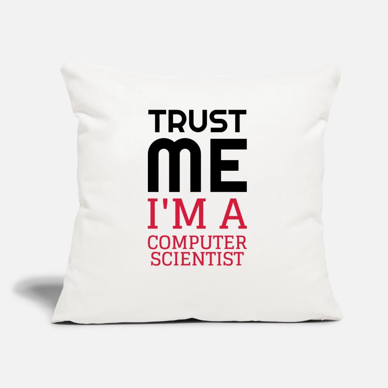 Computer Engineer Informatiker Informaticien Sofa pillow with filling 45cm x 45cm