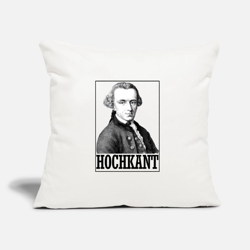 Kant Philosopher Meme Study Nerd Gift Creative Coussin et housse de 45 x 45 cm