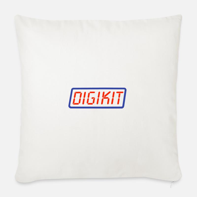 Digikit - Sofakissen mit Füllung 45 x 45 cm - Naturweiß 