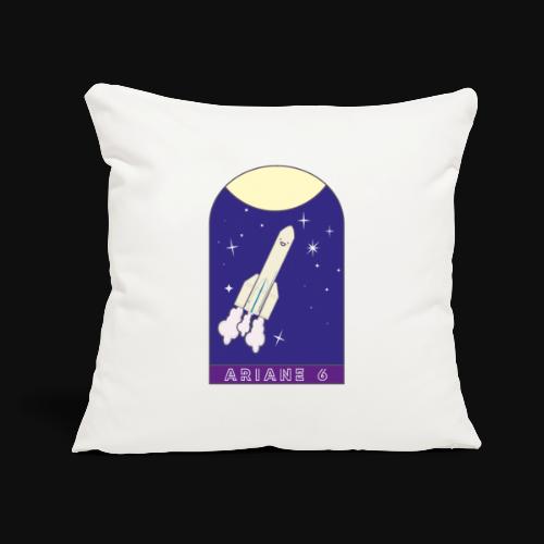 Ariane 6 and the Moon by ItArtWork - Sofa pillow with filling 45cm x 45cm