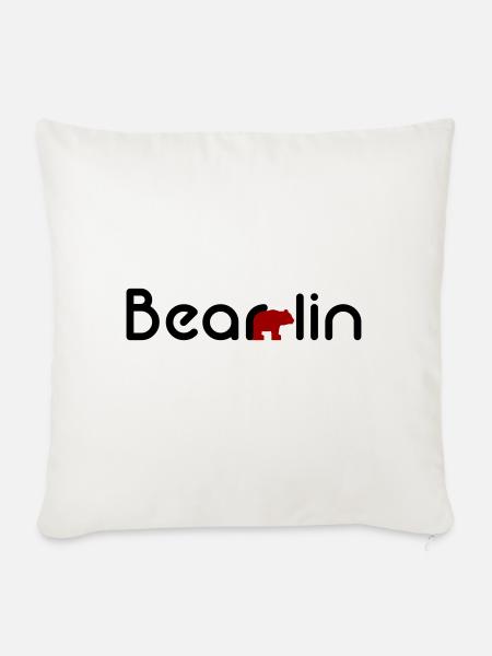 Berlin - Sofakissen mit Füllung 45 x 45 cm - Naturweiß