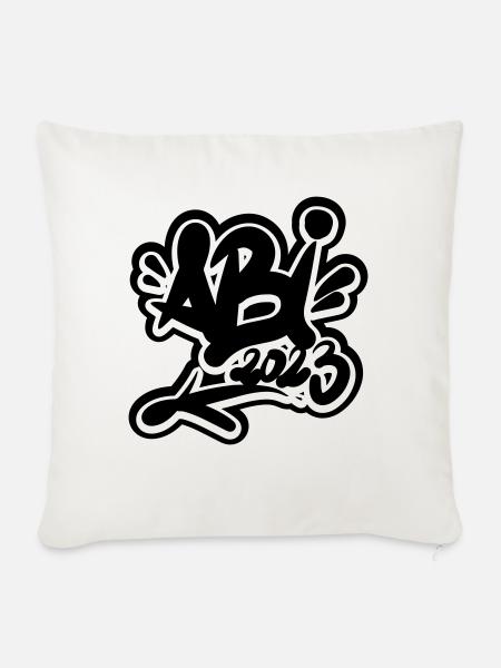 ABI 2023 - Sofakissen mit Füllung 45 x 45 cm - Naturweiß 