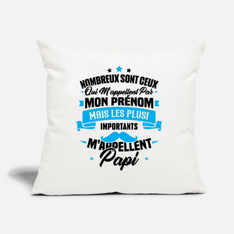 Les plus importants mappellent papi / Cadeau papi Coussin et housse de 45 x 45 cm