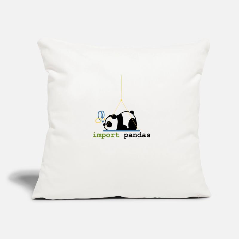 Python Jokes Import Pandas Programmation Coussin et housse de 45 x 45 cm