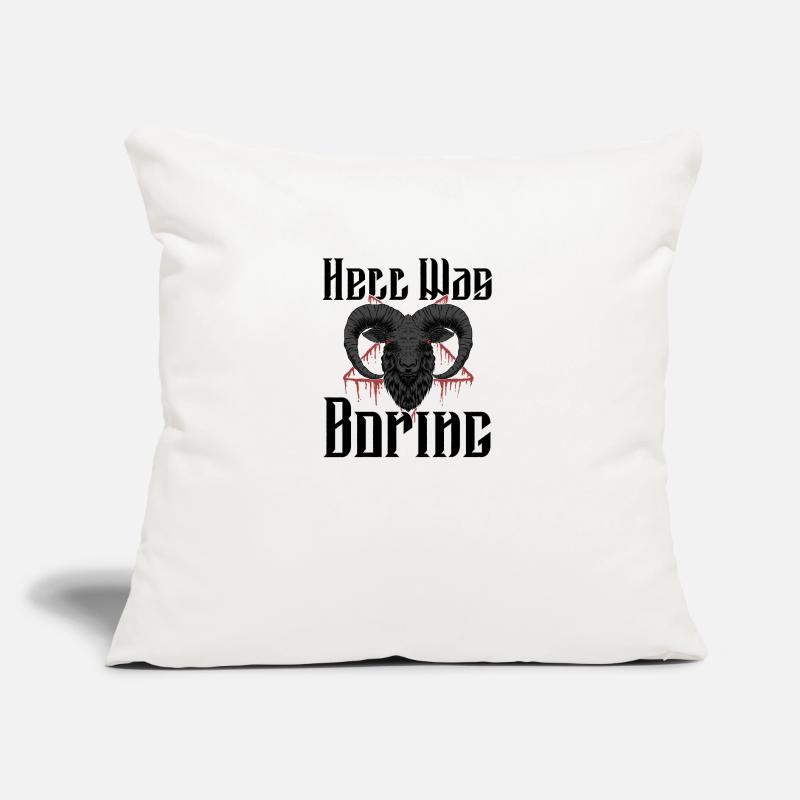 Satan Beelzebub Devil Gothic Pentagram Mystical Sofa pillow with filling 45cm x 45cm