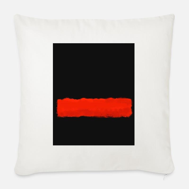 Le style Rothko en couleurs numériques - Coussin et housse de 45 x 45 cm - blanc nature
