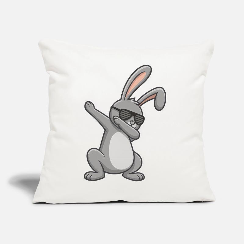 Easter Bunny Dab Easter Dabbing Bunny Sofa pillow with filling 45cm x 45cm
