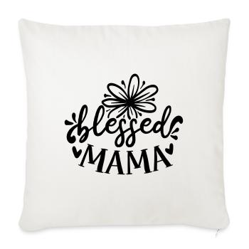 blessed mama - Sofa pillow with filling 45cm x 45cm - natural white - Front