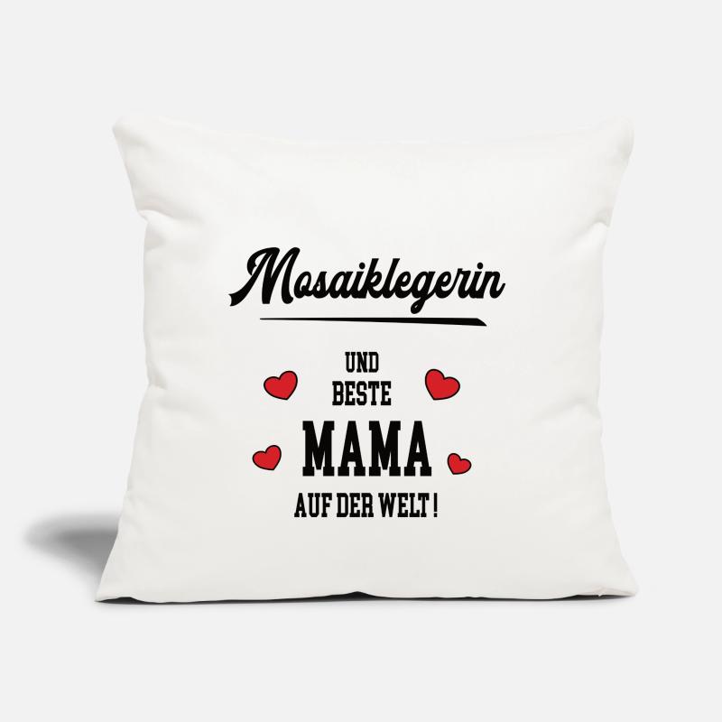 Mama Mosaiklegerin Muttertag Geburtstag Mutter Sofakissen mit Füllung 45 x 45 cm