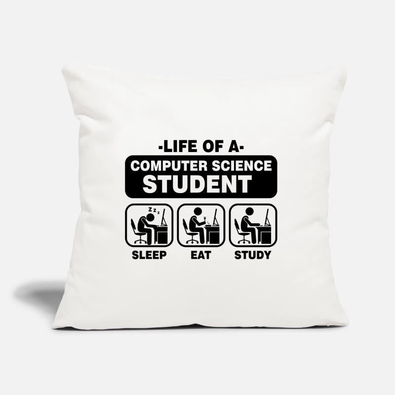 Student Computer Science Programming Gift Nerd Admin Sofa pillow with filling 45cm x 45cm